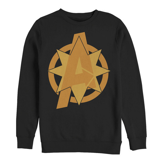 Marvel Men's Avengers Endgame Comic Badge Logo, Crewneck Fleece