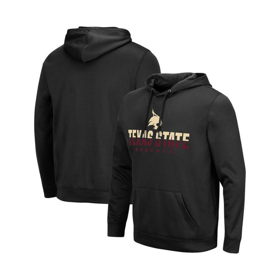 Men's Black Texas State Bobcats Lantern Pullover Hoodie