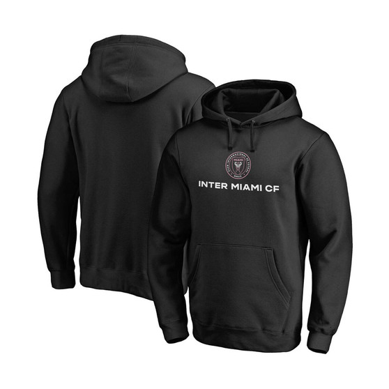 Men's Black Inter Miami CF Primary Logo Pullover Hoodie