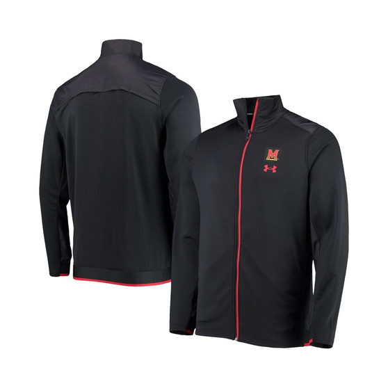 Men's Black Maryland Terrapins 2021 Sideline Command Full-Zip Jacket