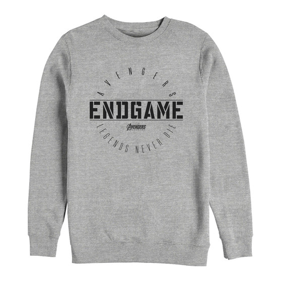 Marvel Men's Avengers Endgame Legends Never Die, Crewneck Fleece