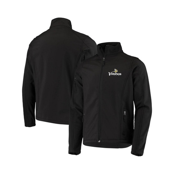 Men's Black Minnesota Vikings Sonoma Softshell Full-Zip Jacket