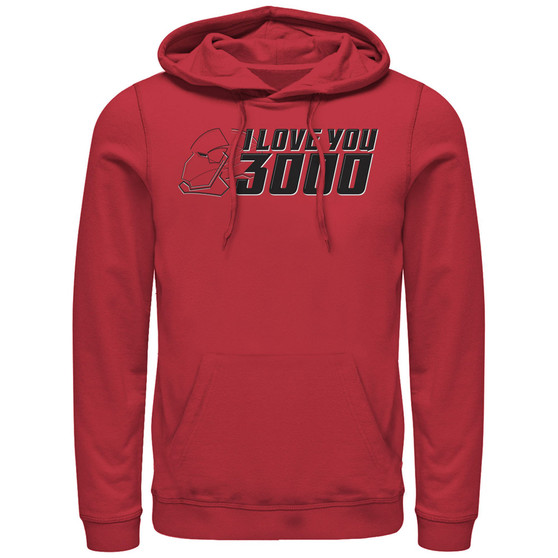 Marvel Men's Avengers Endgame Iron Man Helmet I Love You 3000, Pullover Hoodie