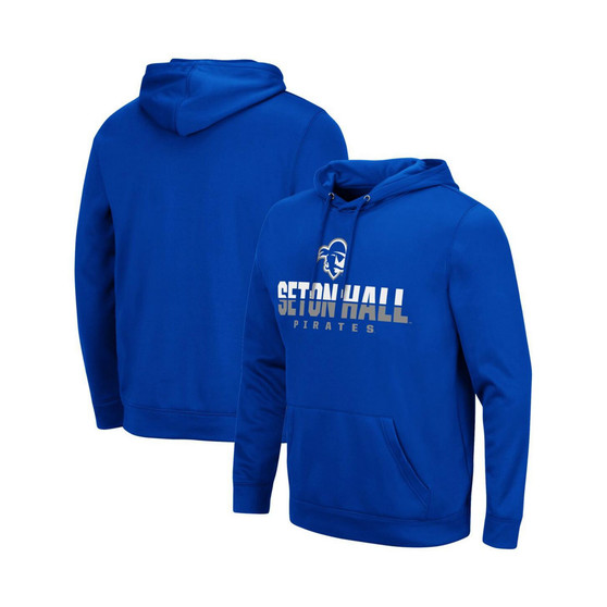 Men's Blue Seton Hall Pirates Lantern Pullover Hoodie