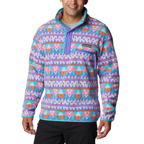 Men's Helvetia™ Colorblocked Half-Snap Fleece Sweatshirt