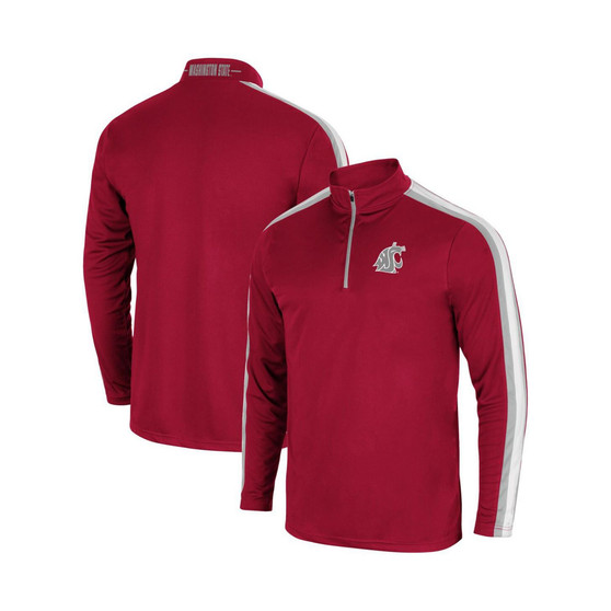 Men's Crimson Washington State Cougars 1955 Quarter-Zip Jacket