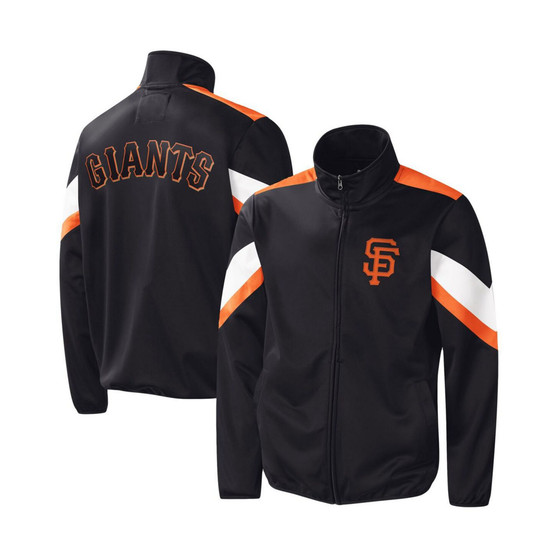 Men's Black San Francisco Giants Earned Run Full-Zip Jacket