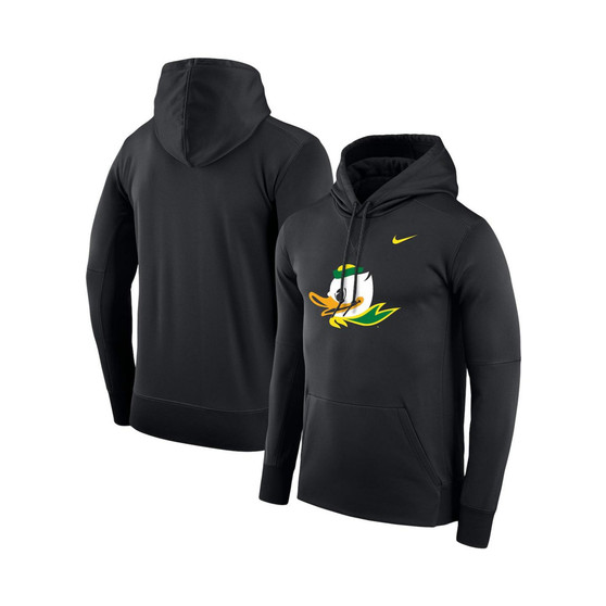 Men's Black Oregon Ducks Alternate Performance Pullover Hoodie
