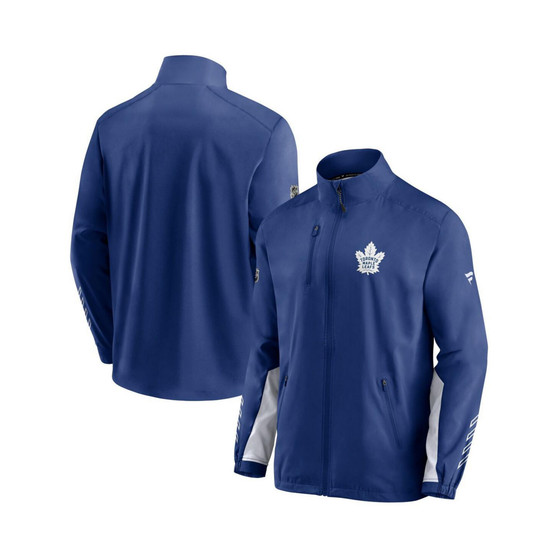 Men's Branded Blue Toronto Maple Leafs Authentic Pro Locker Room Rinkside Full-Zip Jacket