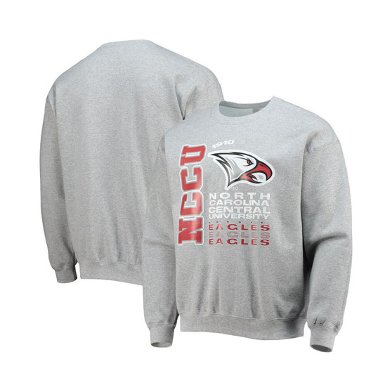Men's Gray North Carolina Central Eagles Pullover Sweatshirt