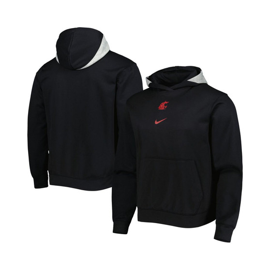 Men's Black Washington State Cougars Spotlight Performance Pullover Hoodie