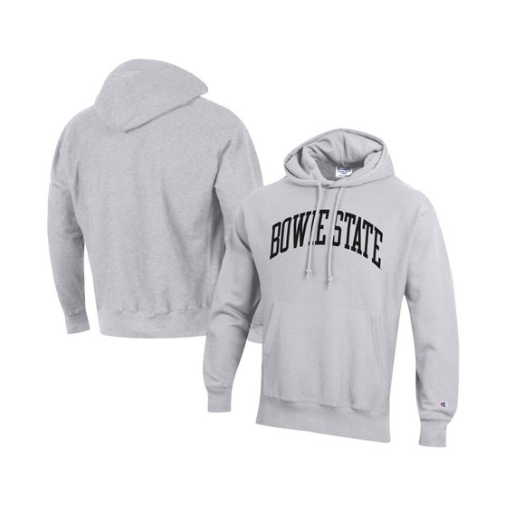 Men's Gray Bowie State Bulldogs Tall Arch Pullover Hoodie