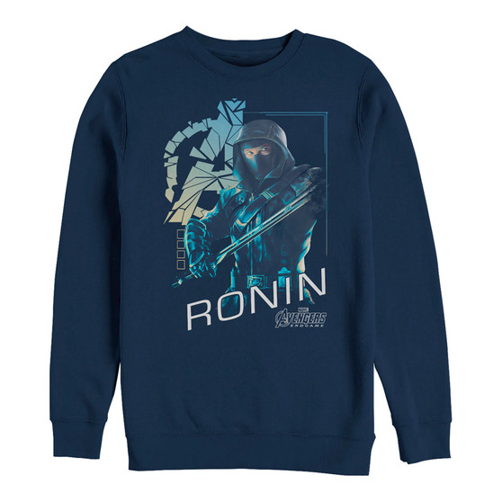 Marvel Men's Avengers Endgame Ronin Portrait, Crewneck Fleece