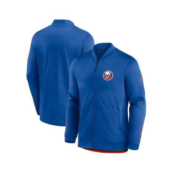 Men's Branded Royal New York Islanders Locker Room Full-Zip Jacket