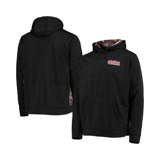 Men's Black, Realtree Camo San Francisco 49ers Logo Ranger Pullover Hoodie