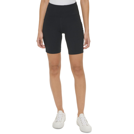 Women's High-Waist Pull-On Pocket Biker Shorts