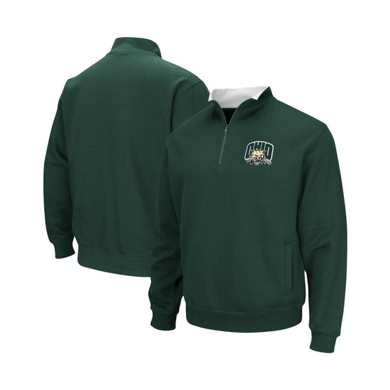 Men's Green Ohio Bobcats Tortugas Logo Quarter-Zip Jacket