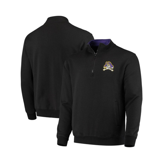 Men's Black ECU Pirates Tortugas Logo Quarter-Zip Jacket