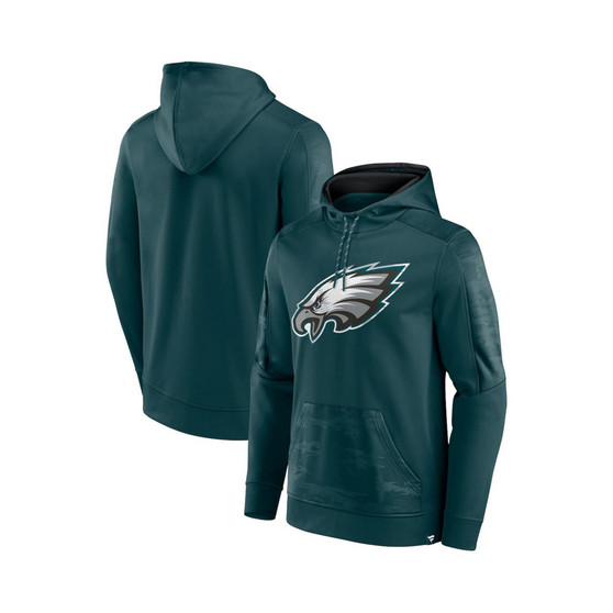 Men's Branded Midnight Green Philadelphia Eagles On The Ball Pullover Hoodie