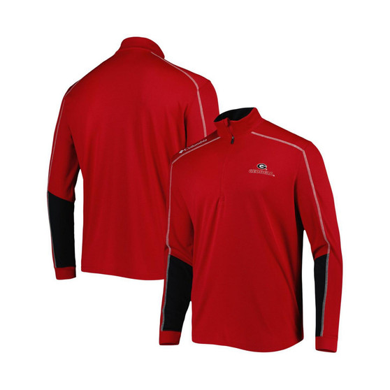 Men's Red Georgia Bulldogs Shotgun 2.0 Omni-Wick Quarter-Zip Jacket