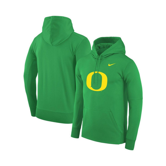 Men's Green Oregon Ducks Performance Pullover Hoodie