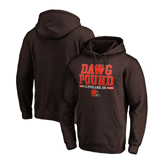 Men's Brown Cleveland Browns Hometown Pullover Hoodie