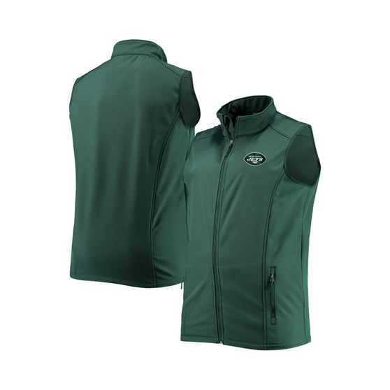 Men's Green New York Jets Big and Tall Archer Softshell Full-Zip Vest