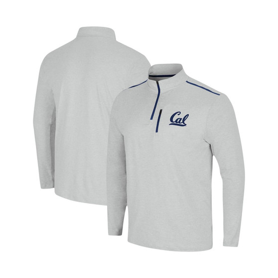 Men's Heathered Gray Cal Bears Great Scott Quarter-Zip Jacket