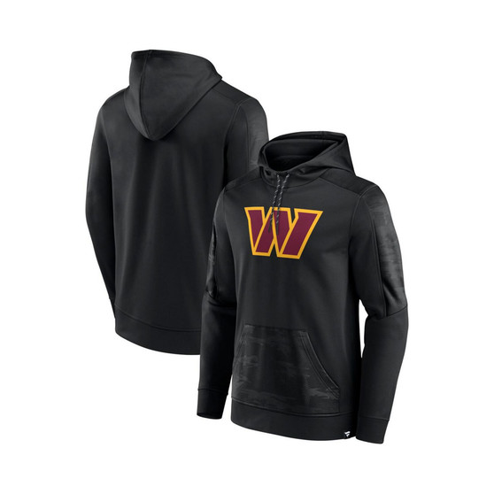 Men's Branded Black Washington Commanders On The Ball Pullover Hoodie