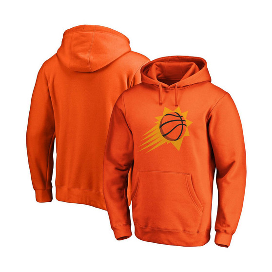Men's Orange Phoenix Suns Primary Team Logo Pullover Hoodie
