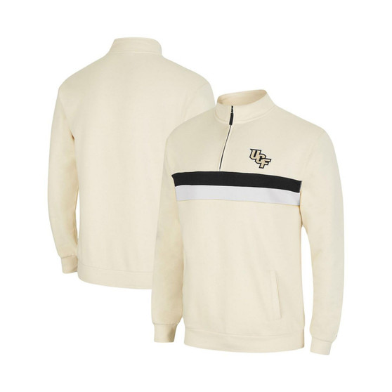 Men's Cream UCF Knights Activities Quarter-Zip Jacket