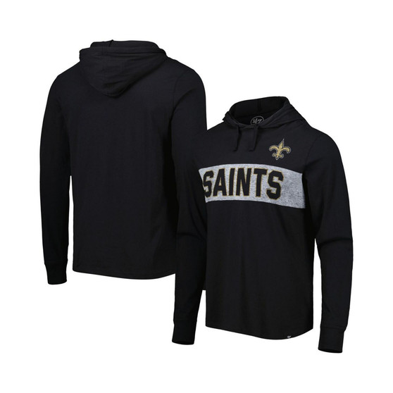 Men's Black New Orleans Saints Field Franklin Pullover Hoodie