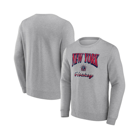 Men's Branded Heather Gray New York Rangers Special Edition 2.0 Pullover Sweatshirt
