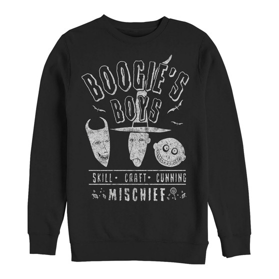 Men's Nightmare Before Christmas Boogies Boys Crew Fleece Pullover