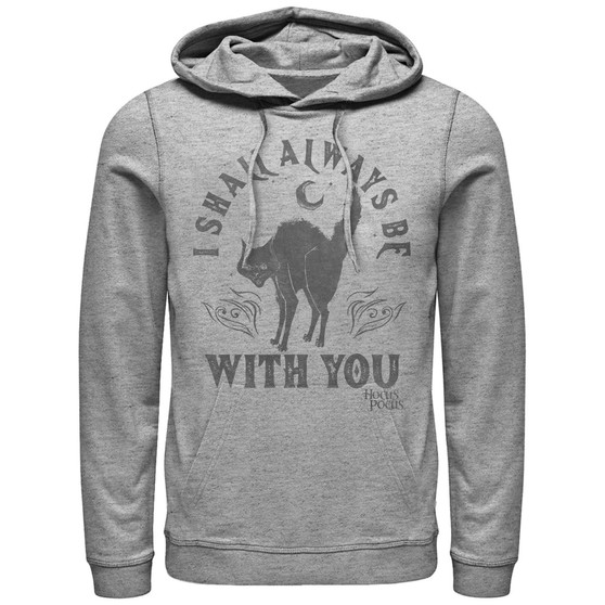 Hocus Pocus Spirit Animal Men's Long Sleeve Fleece Hooded Sweatshirt