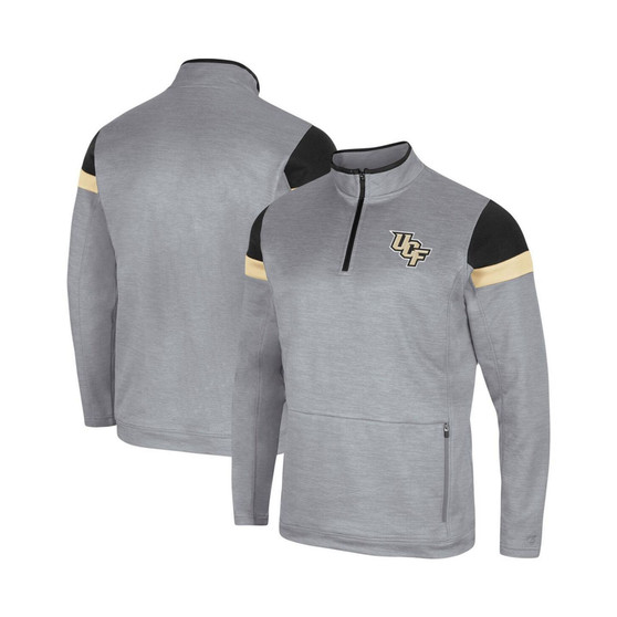 Men's Gray UCF Knights Bingo Quarter-Zip Jacket