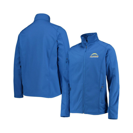Men's Royal Los Angeles Chargers Big and Tall Sonoma Softshell Full-Zip Jacket