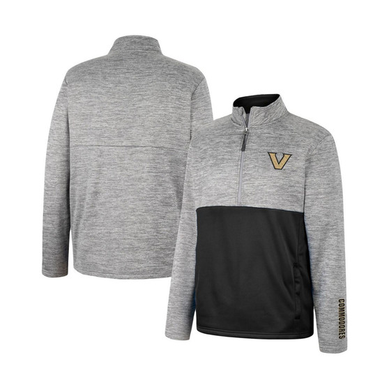 Men's Gray Vanderbilt Commodores John Half-Zip Jacket