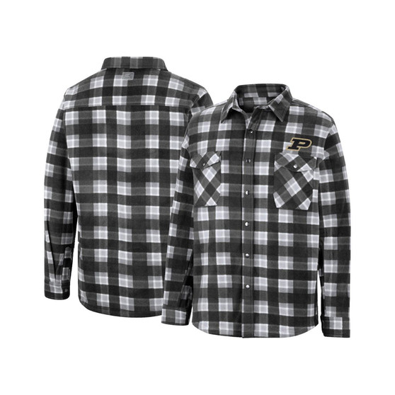 Men's Black Purdue Boilermakers Ellis Full-Snap Jacket