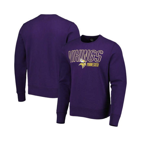 Men's Purple Minnesota Vikings Locked In Headline Pullover Sweatshirt