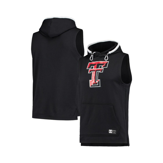 Men's Black Texas Tech Red Raiders Game Day Tech Sleeveless Hoodie