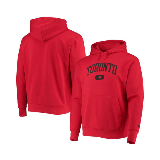 Men's Red Toronto Raptors Heritage Essential Pullover Hoodie