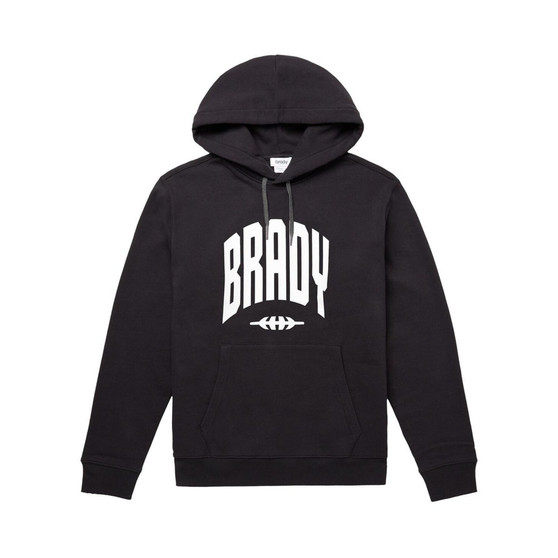 Men's Black Varsity Pullover Hoodie