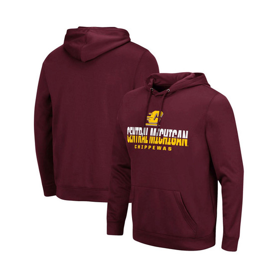 Men's Maroon Cent. Michigan Chippewas Lantern Pullover Hoodie