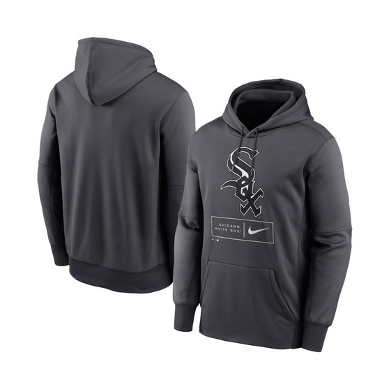 Men's Anthracite Chicago White Sox Season Pattern Pullover Hoodie