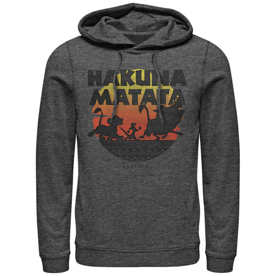 Disney Men's Lion King Hakuna Matata Sunset, Pullover Hoodie