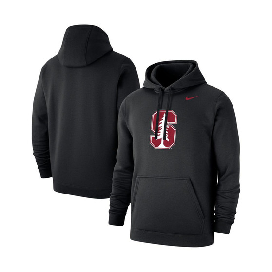 Men's Black Stanford Cardinal Logo Club Pullover Hoodie