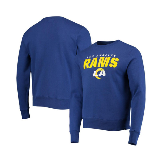 Men's Royal Los Angeles Rams Traction Headline Pullover Sweatshirt