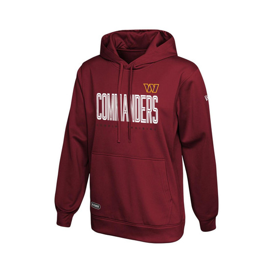 Men's Burgundy Washington Commanders Combine Authentic Huddle Up Pullover Hoodie