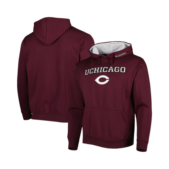 Men's Maroon UChicago Maroons Isle Pullover Hoodie